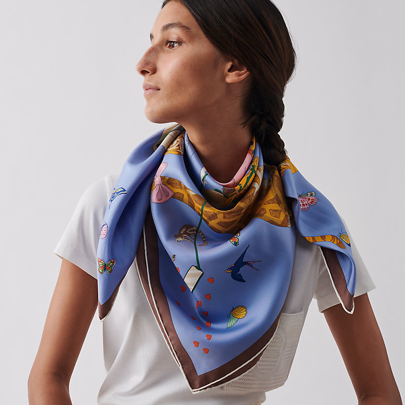 バンダナ/スカーフHERMES silk scarf - バンダナ/スカーフ
